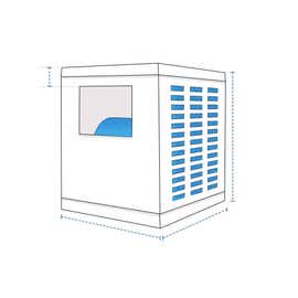 product photo of Custom Swamp Cooler Covers - Side Discharge