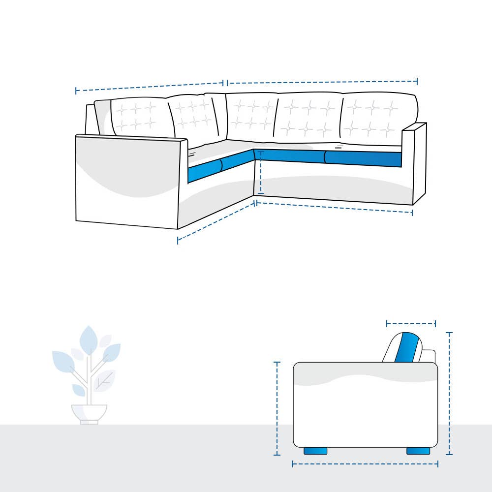Outdoor L Shape Couch Cover 5 Seater