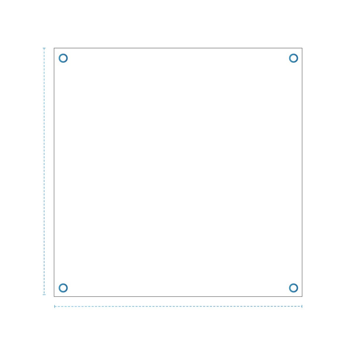 Custom Heavy Duty Vinyl Tarps - Rectangle / Square