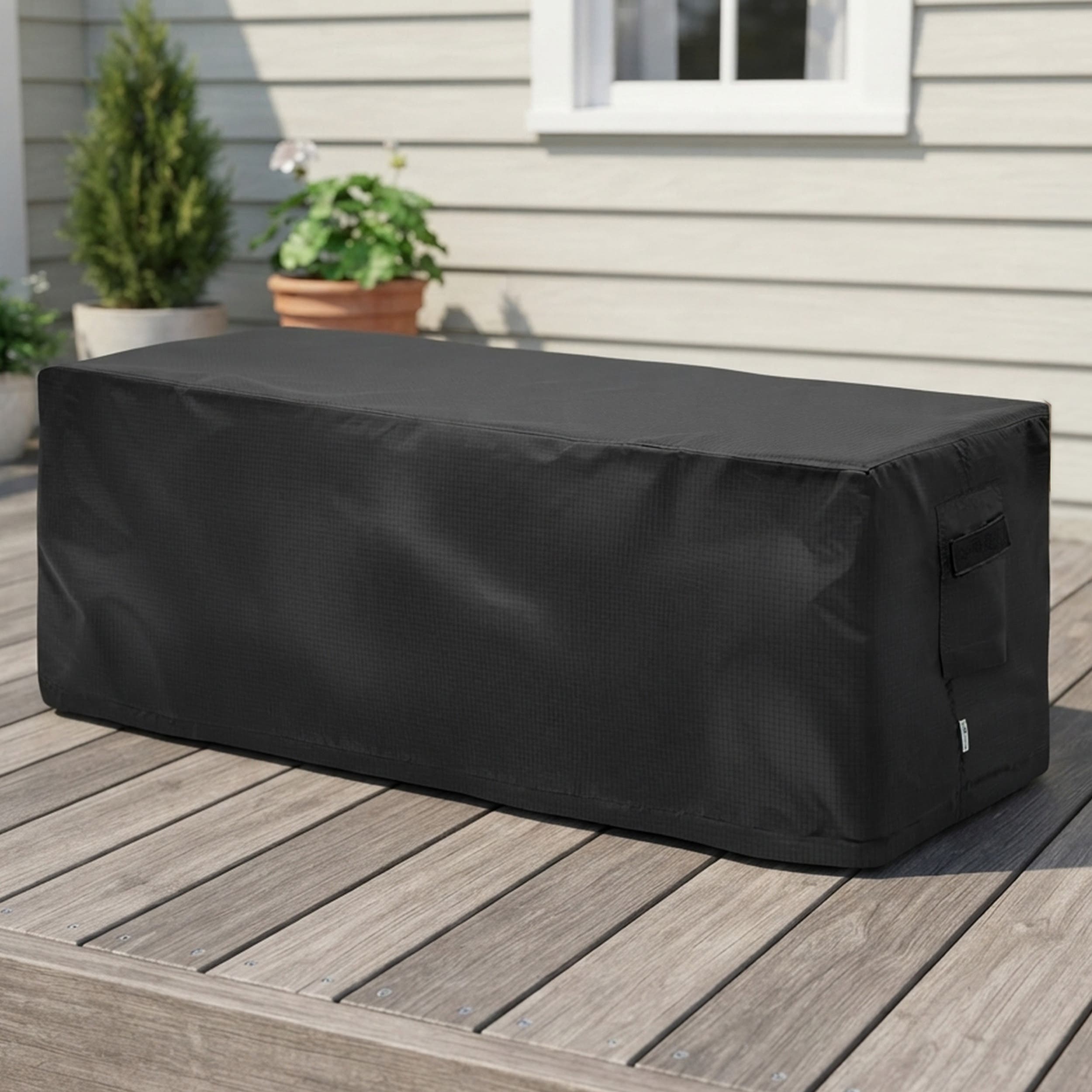 Custom Rectangle Ottoman Covers