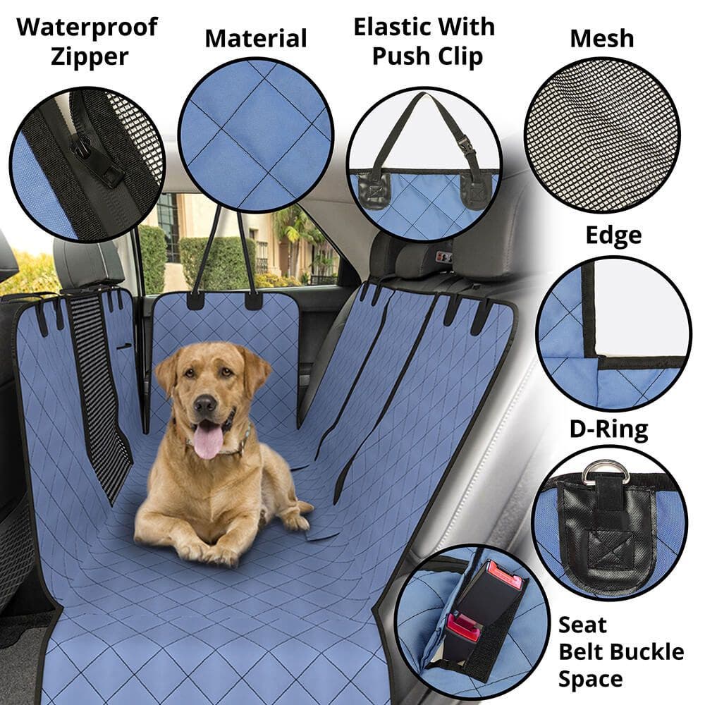 Picture of Buy Dog Car Seat Rear Cover with Hammock & Get 20% Off | Covers & All