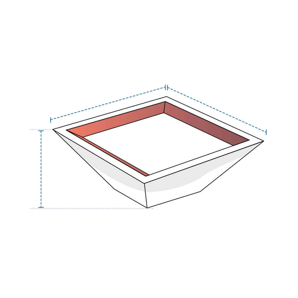 Square Fire Bowl Custom Covers
