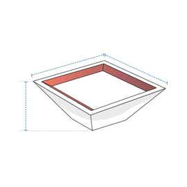 product photo of Square Fire Bowl Custom Covers