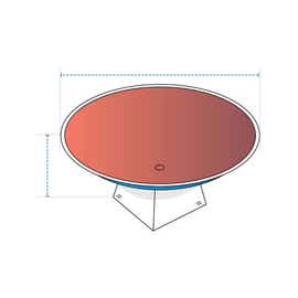 product photo of Round Low Base Fire Bowl Covers