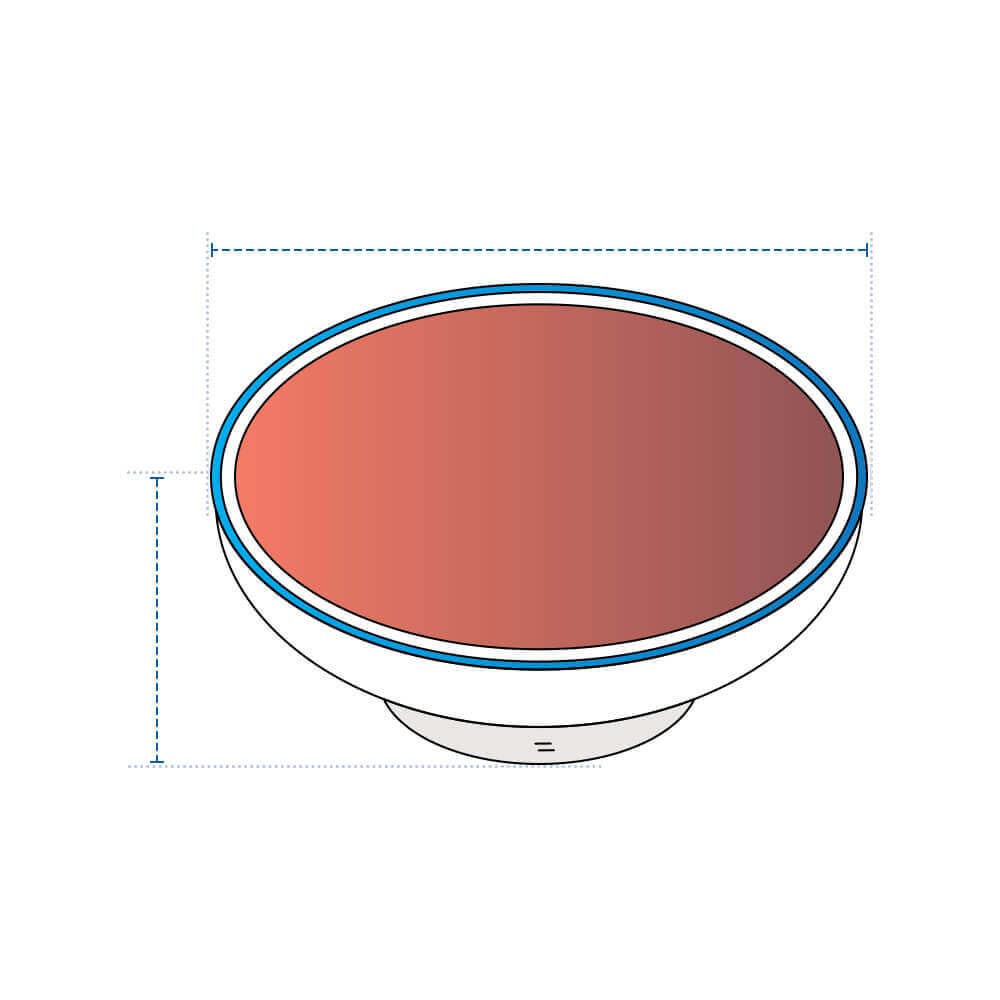 Sleek Modern Fire Bowl Custom Covers
