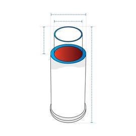 product photo of Cylindrical Fire Column Custom Covers