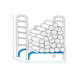 product photo of Compact Firewood Rack Custom Covers