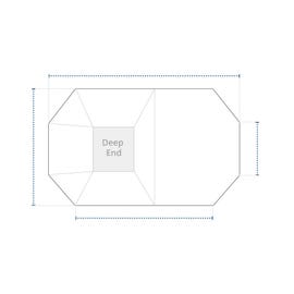 product photo of Grecian Pool Cover - No Steps