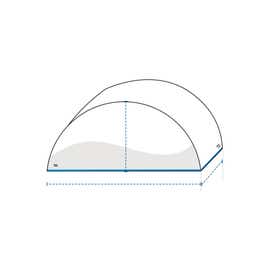 product photo of Half Rounded Indoor Cushion Cover