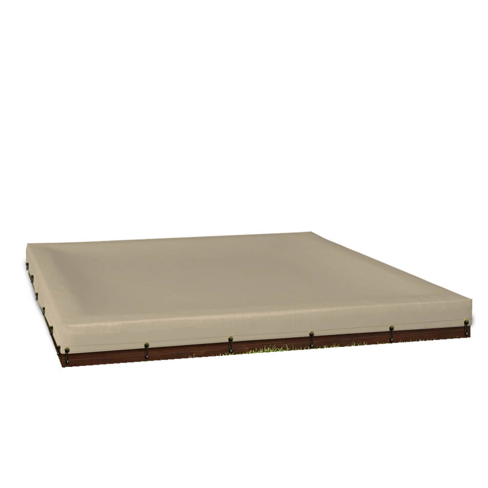 Heavy Duty Custom Sandbox Covers - No Pole Cut-Out