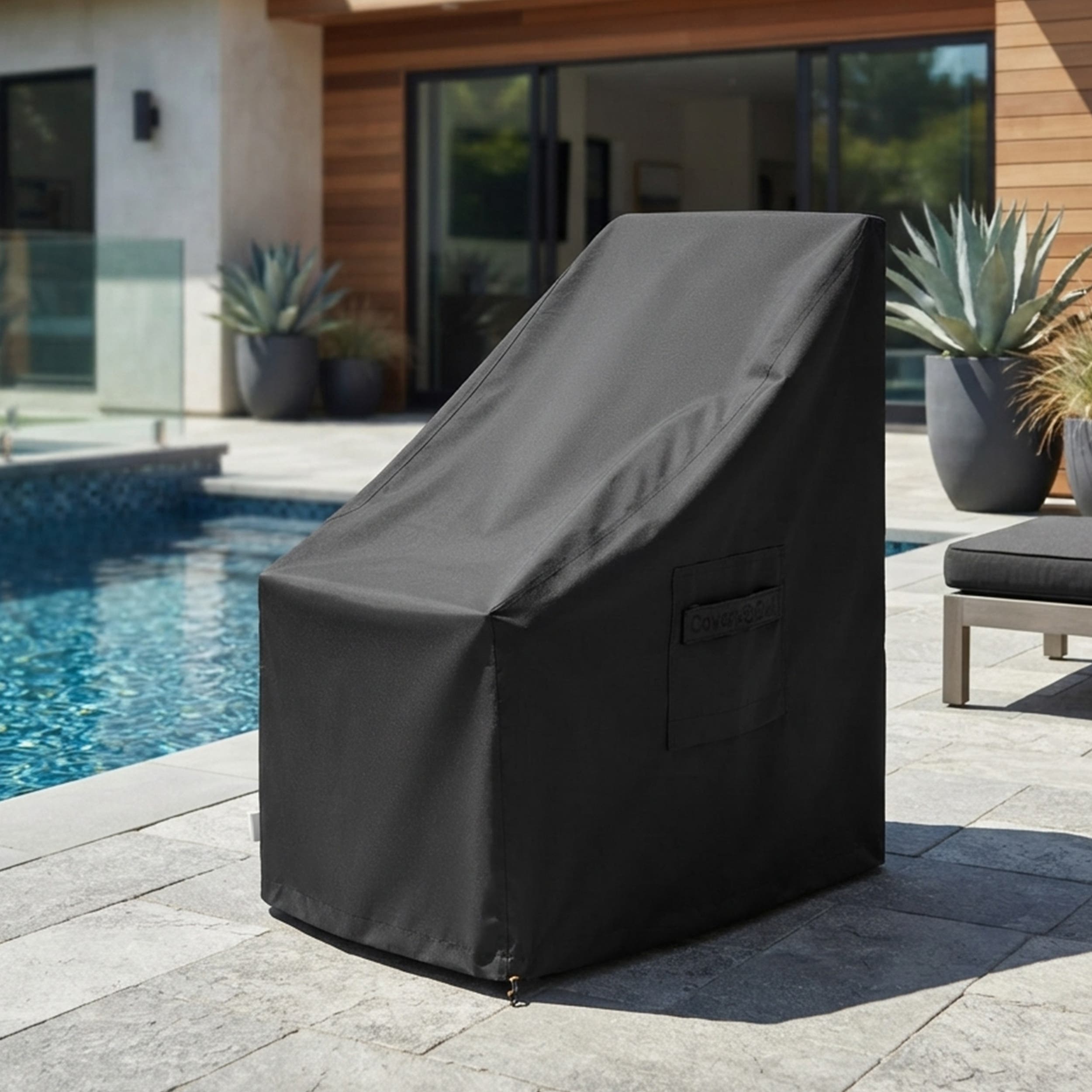 High-Back Outdoor Dining Chair Custom Covers