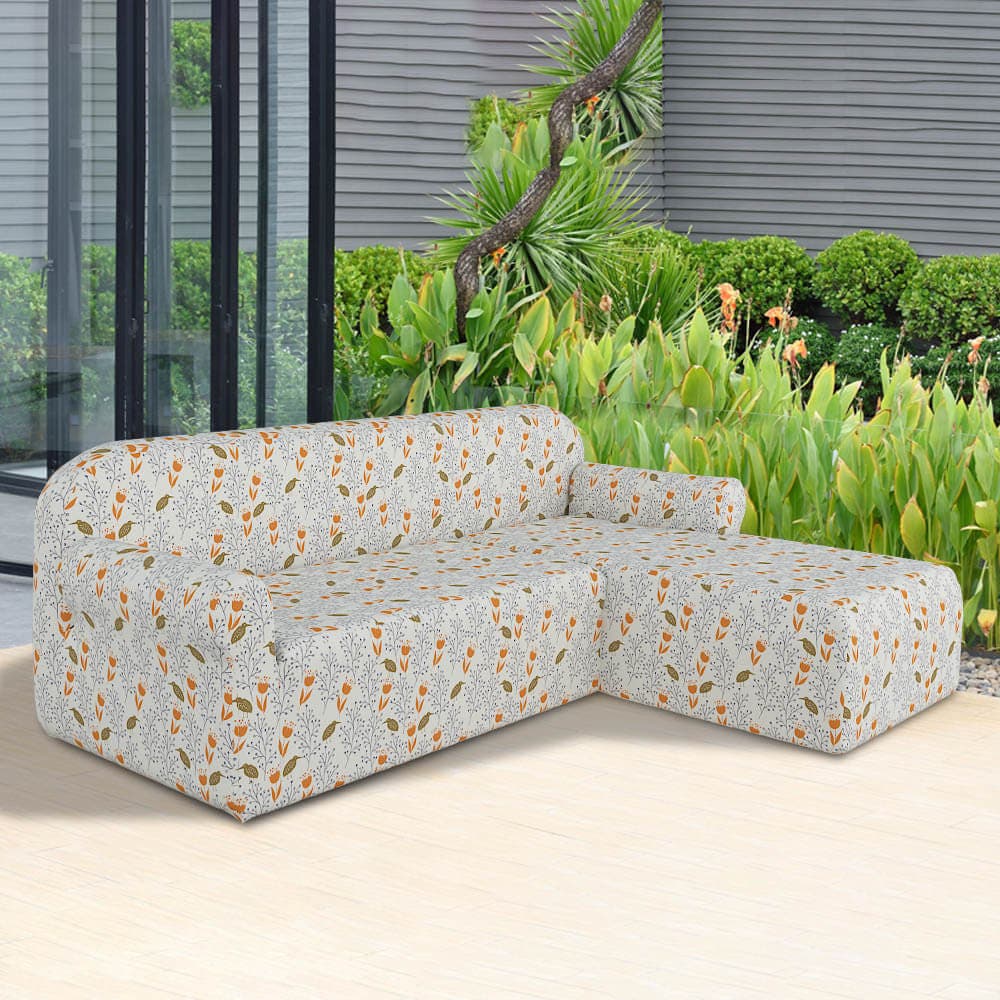 Custom L Shape Sofa Slipcover - Thumbnail 2