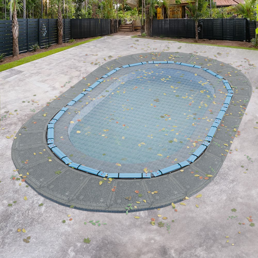 Leaf Net Pool Cover - Oval