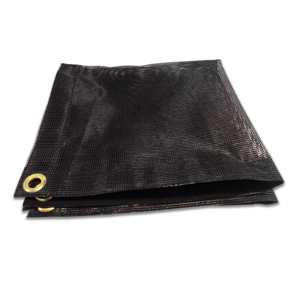 High Strength Mesh Tarp, 6oz, Size: 120' x 120'