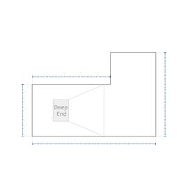 product photo of L Shape Pool Cover - No Steps