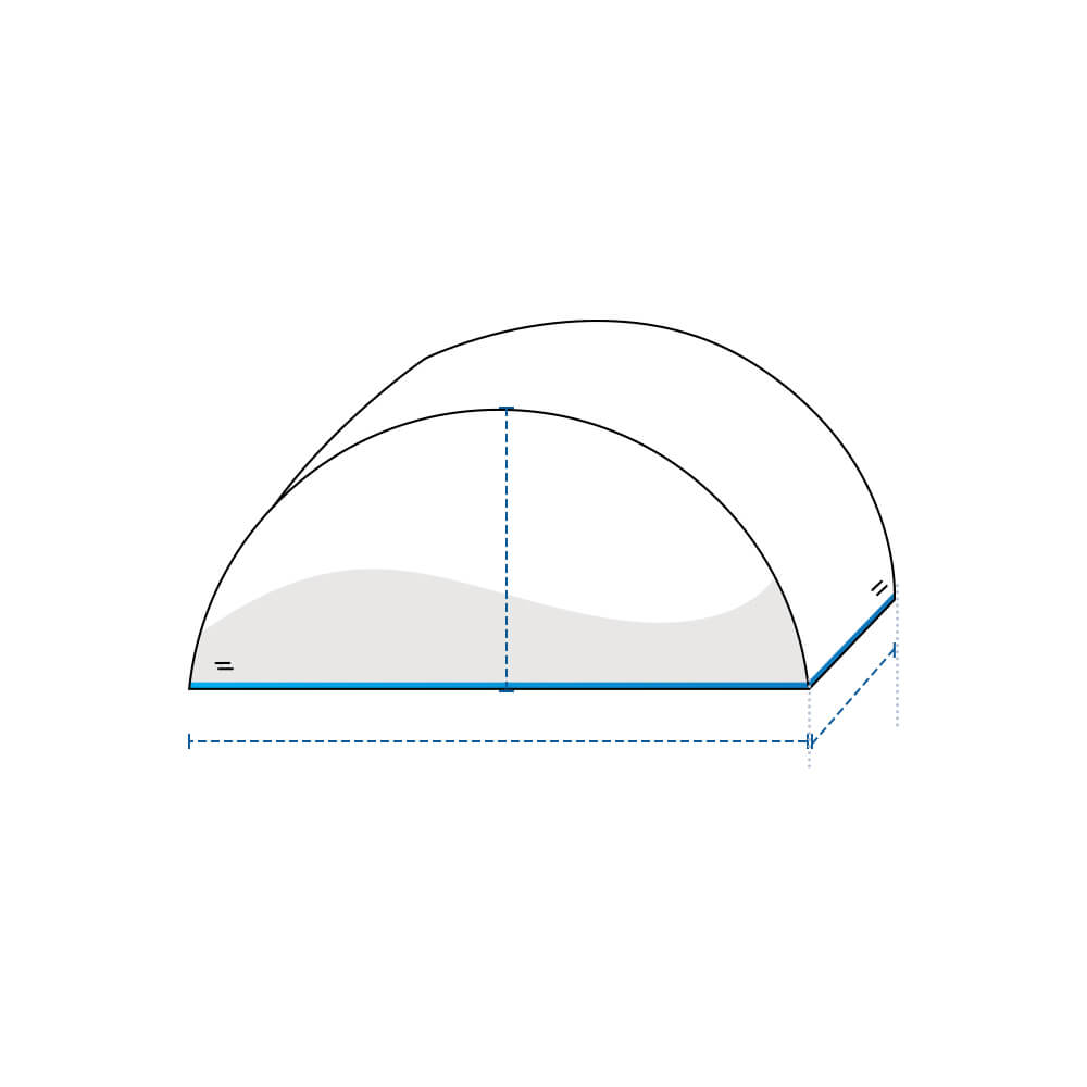Half Round Boat Cushion