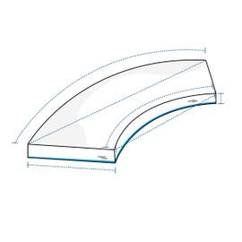 product photo of Curved Boat Cushion