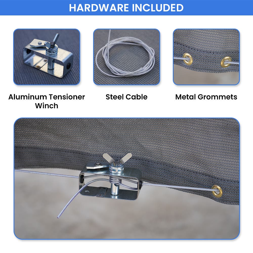 CoversAndAll Grecian Above Ground Pool Cover - Thumbnail 4