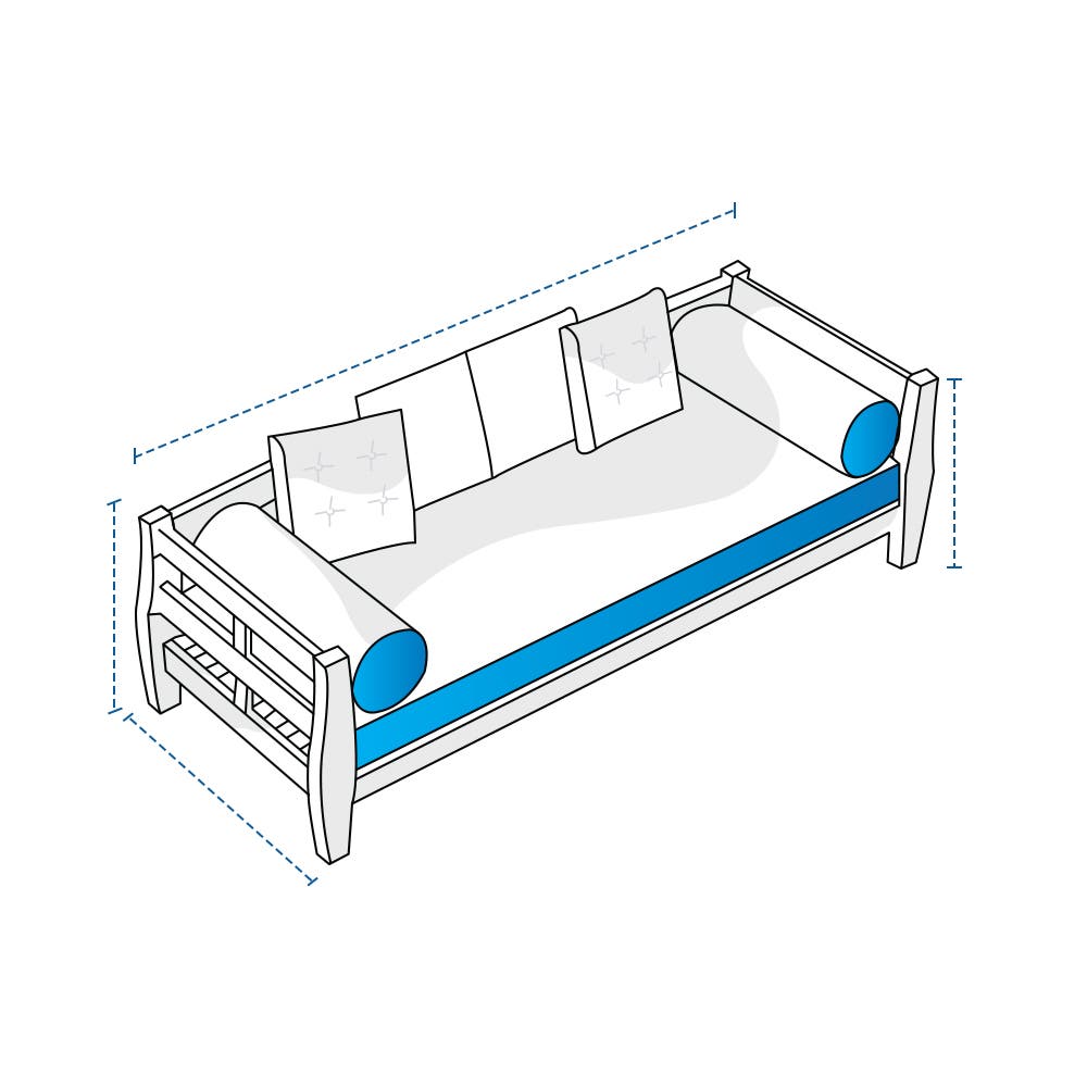 Classic Outdoor Sofa Daybed Custom Covers