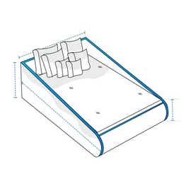 product photo of Rectangular Outdoor Lounger Daybed Custom Covers