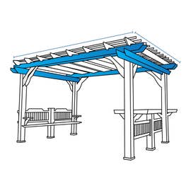 product photo of Waterproof Custom Pergola Shade Covers