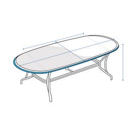 product photo of Oval Patio Dining Table Custom Covers