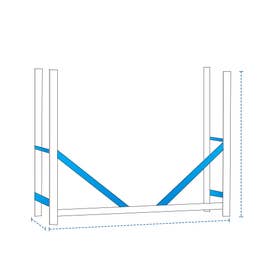 product photo of Rectangle Firewood Rack Cover