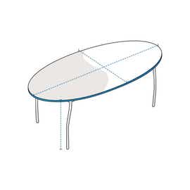 product photo of Oval Table Custom Covers