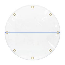product photo of Clear Round-Shaped Vinyl Tarps