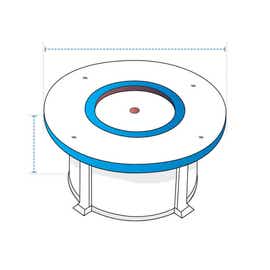 product photo of Multi-Layer Circular Fire Pit Custom Covers