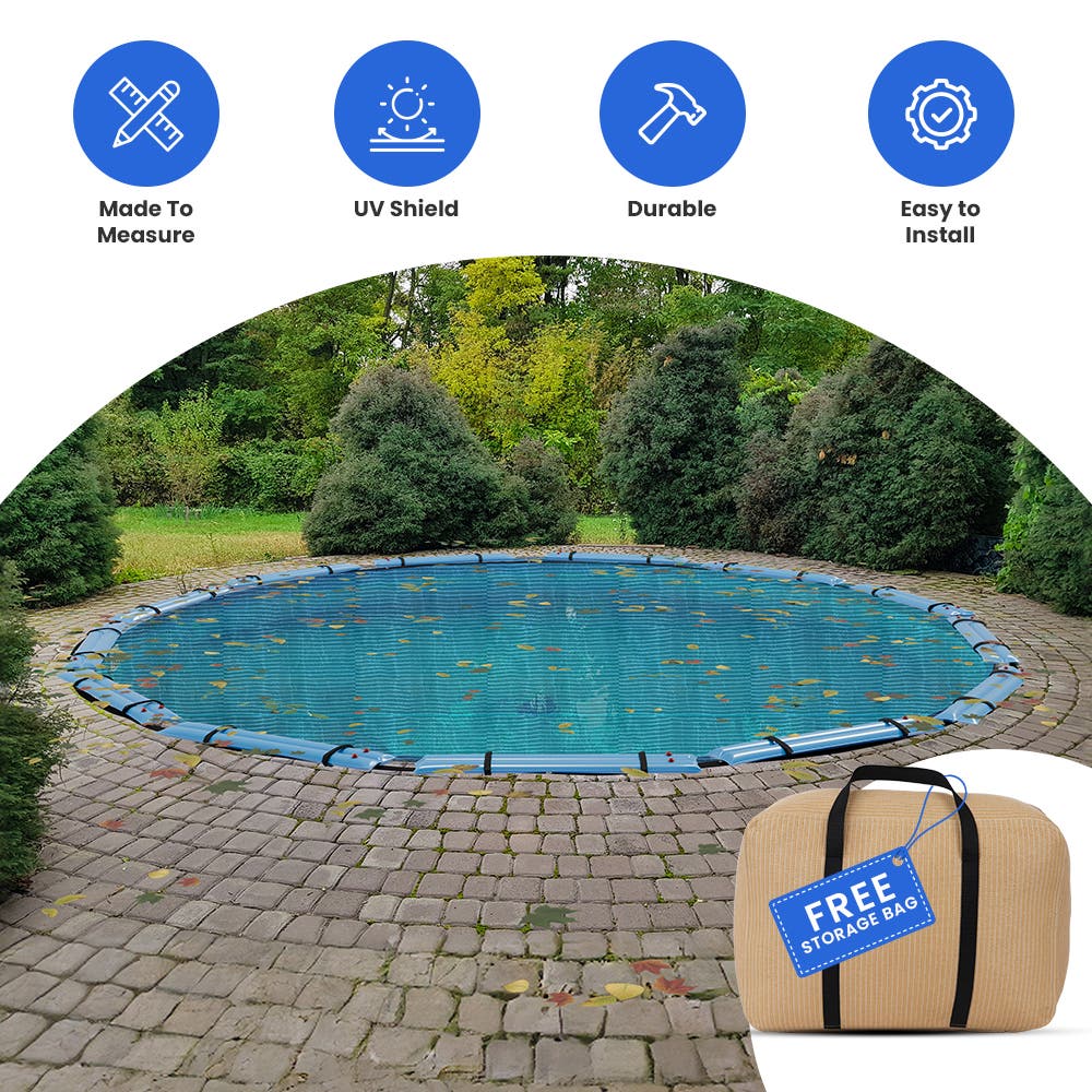 Leaf Net Pool Cover - Round - Thumbnail 2