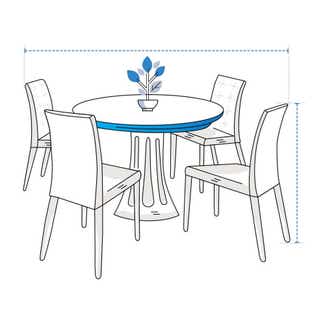 Custom Round Table Chair Set Covers