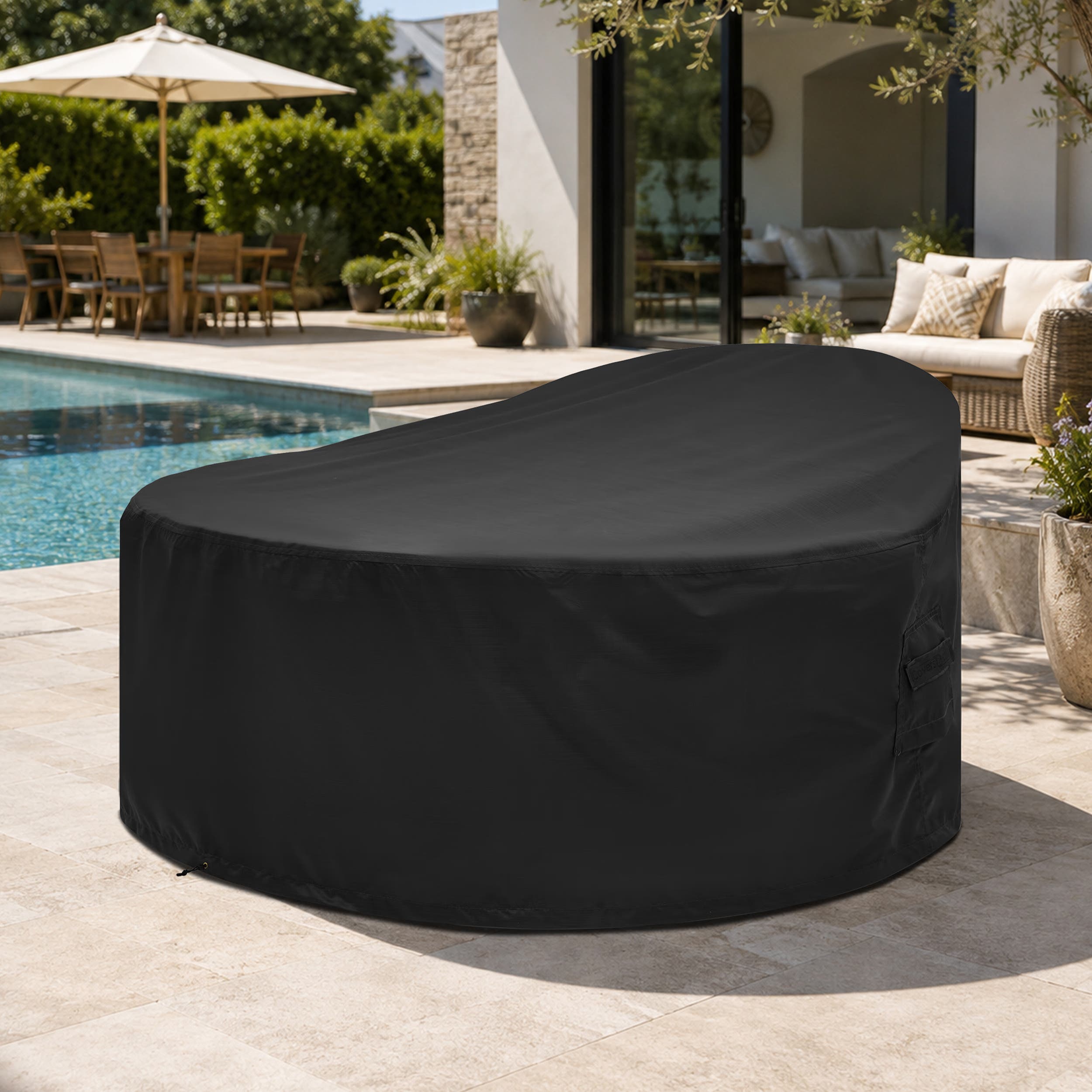Round Outdoor Daybed Custom Covers