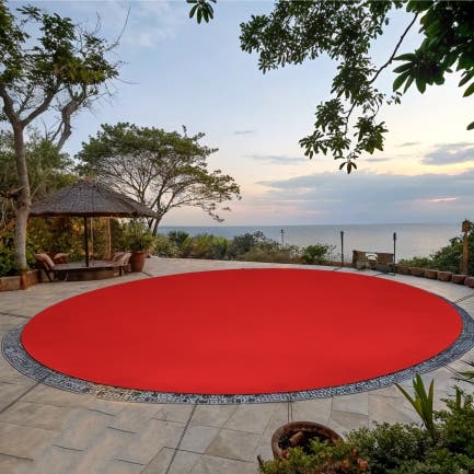 Custom Heavy Duty Vinyl Tarp -Round