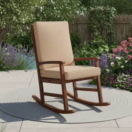 Custom Rocking Chair Cushion Set