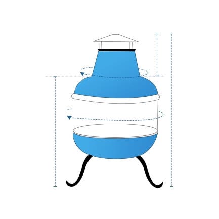 Traditional Round Chiminea Custom Covers