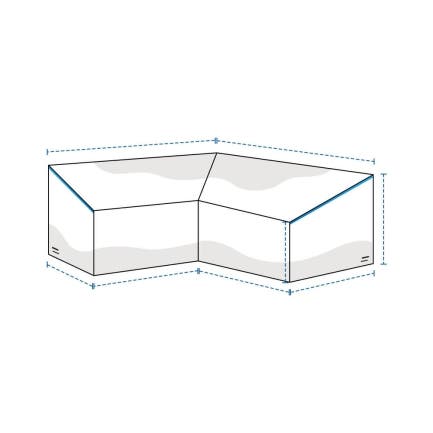 L Shape Slanted Outdoor Custom Covers