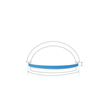 Custom Skylight Covers - Round Dome