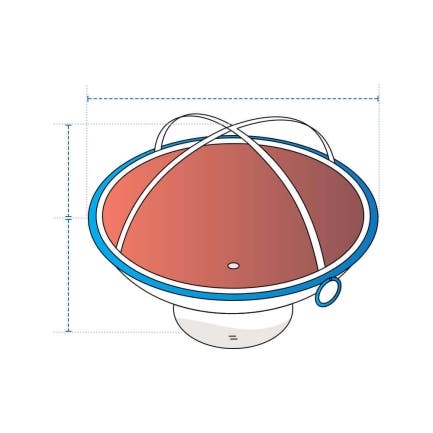 Dome-Shape Fire Pit Custom Covers