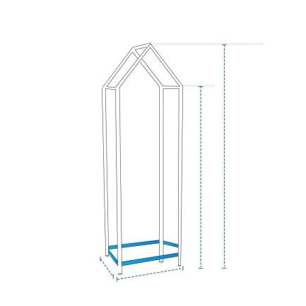 House-Style Firewood Holder Custom Covers