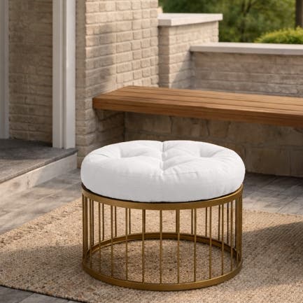 Round/Circle Tufted Cushion