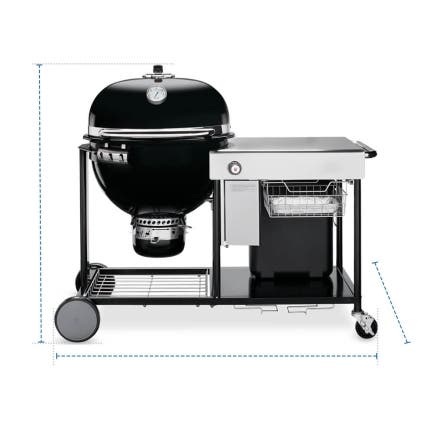 Grill Cover for Weber Summit Charcoal Grilling Center 24"