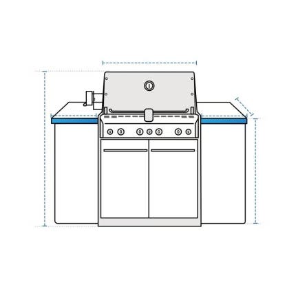 Grill Cover for Weber Summit S-460 Built-In Gas Grill