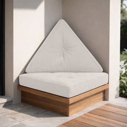 Triangle Tufted Cushion