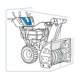 product photo of Custom Gas Snowblower Cover
