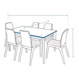 product photo of Custom Square/Rectangle Table Chair Set Covers