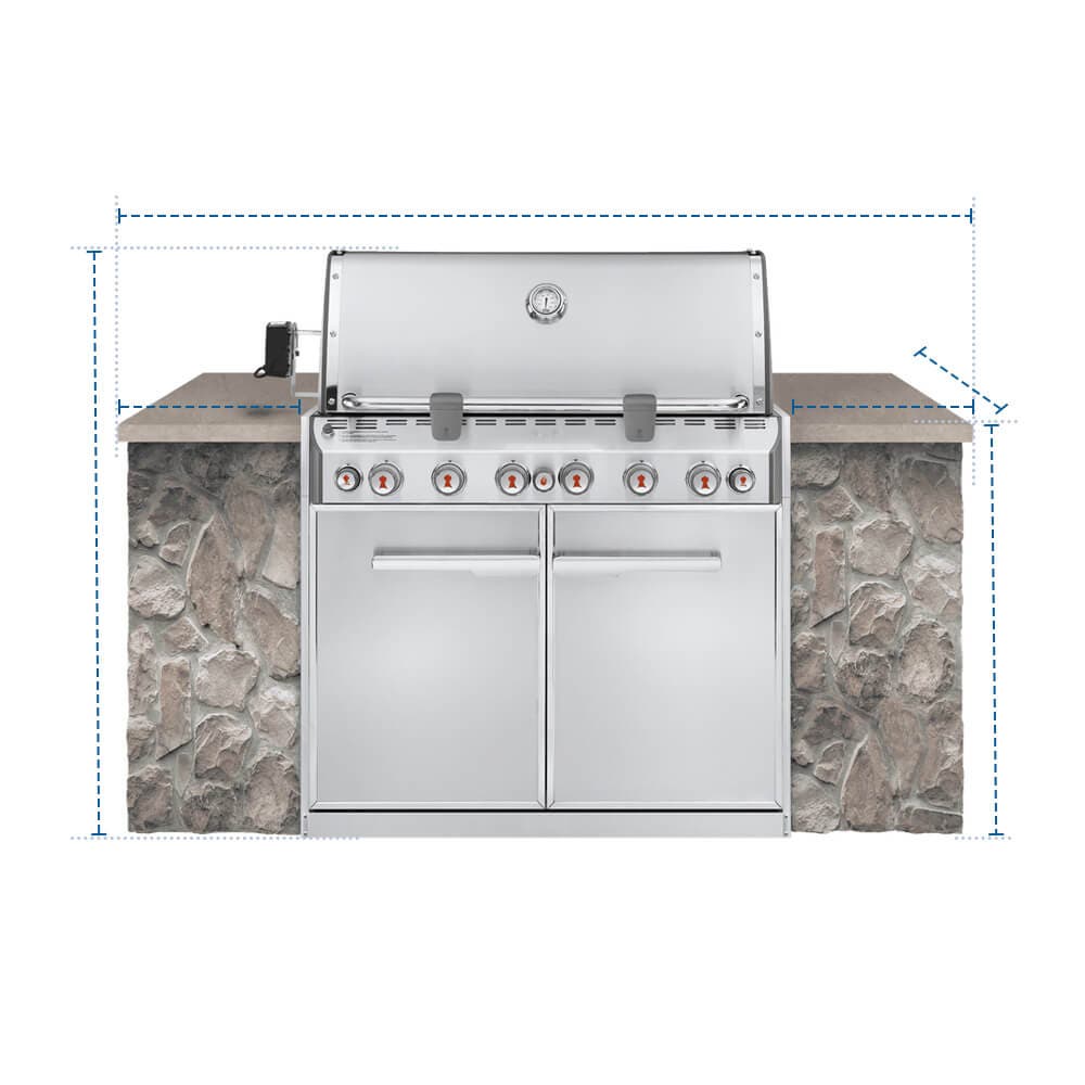 Grill Cover for Weber Summit S-660 Built-In Gas Grill