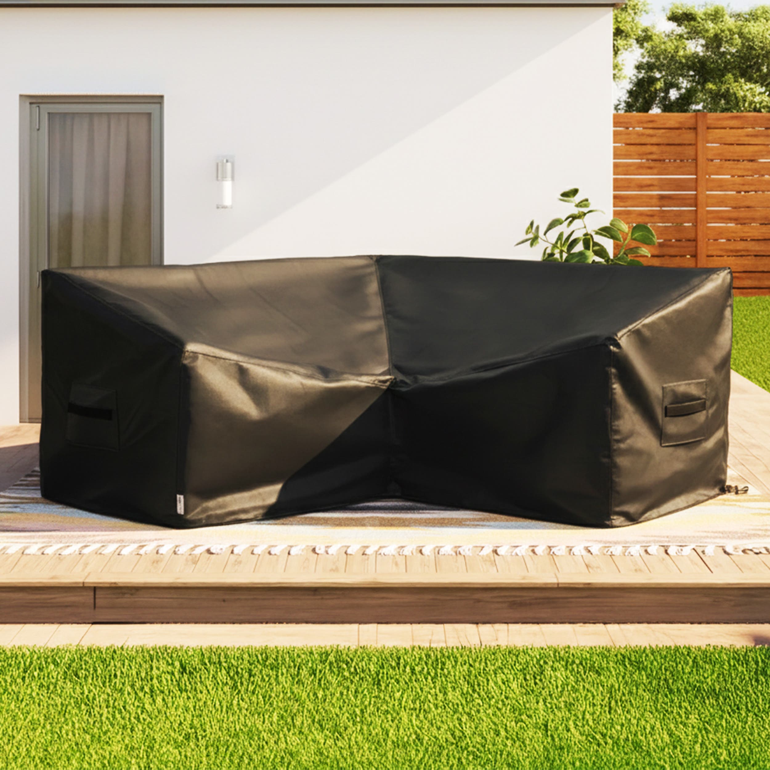 L Shape Couch Custom Covers - Design 1