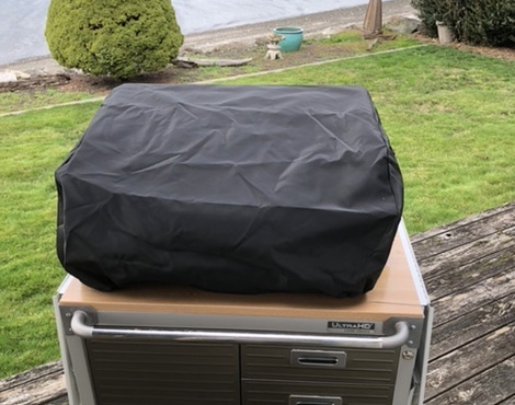 built in grill cover