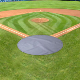 Baseball Weighted Mound Tarps – Round